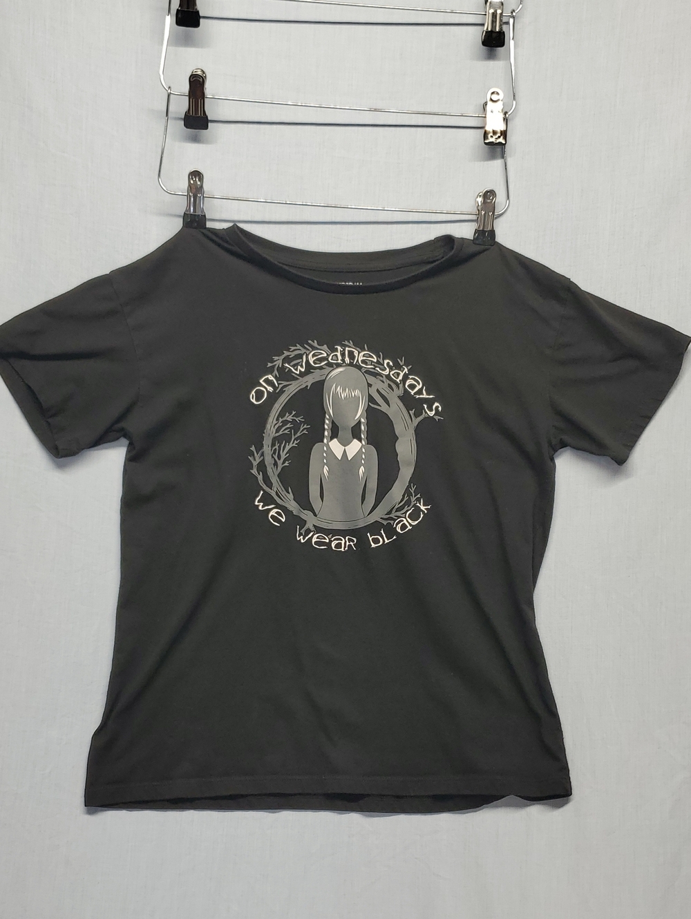 Wednesday Black Kids Graphic Tee 'On Wednesday's We Wear Black' #290